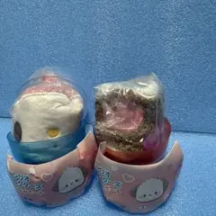 サンリオキャラクターズぬいぐるみポーチ マイメロ、クロミ