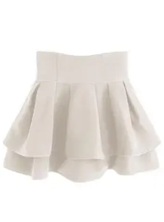 GRL グレイル インパン裏地付きフレアミニスカート[gm772]