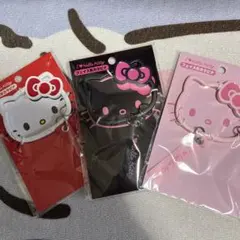 ハローキティ フェイス型カラビナ 3点セット