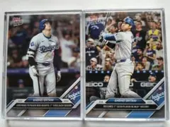 TOPPS 大谷翔平2024 トレーディングカード2枚