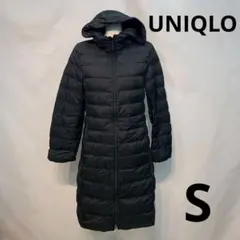 UNIQLOウルトラライトロングダウンブラック S