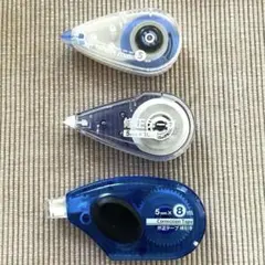 プラス PLUS 修正テープ 他 5mm幅 まとめ売り　タテ•横引き【使用済】のサムネイル