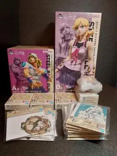 一番くじ ジョジョの奇妙な冒険 A賞 D賞 フィギュアセット＆おまけ付き
