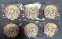 プロジェクトセカイ　サンリオキャラクターズ　缶バッジ　奏　6点セット