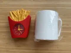 マクドナルド　フライドポテト時計とマグカップのサムネイル