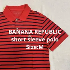【美品】banana republic 半袖ポロシャツ　Mサイズ