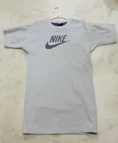 NIKE 半袖 ミニワンピース ライトグレー Sサイズのサムネイル