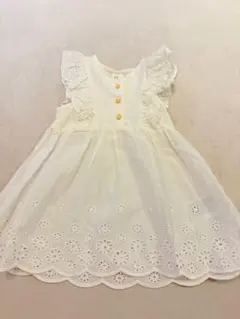 H&M ベビー ワンピース ホワイト 80cmのサムネイル