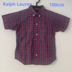 Ralph Lauren ラルフローレン　半袖チェックシャツ　3T 100cm