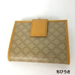CELINE セリーヌ マガタム がま口 コインケース 小銭入れ ブラウン 総