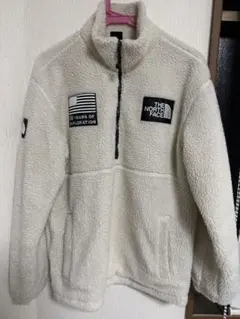 美品 ノースフェイス フリース ボア 白 M