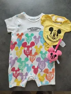 【セット販売】ディズニーリゾート４０周年ハピネスインザスカイバルーン ロンパース