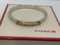 COACHコーチロゴ バングル ブレスレット型番：F54565 / SLV/Bのサムネイル