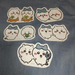 【匿名配送】ちいかわ ダイカットステッカー3 ちいハチコンビセット⑤