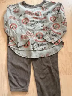 ミッキーマウス 長袖パジャマ 120