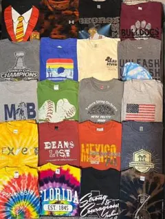 8 まとめ売り アメリカ古着 ブランドミックス Tシャツ 30枚セット