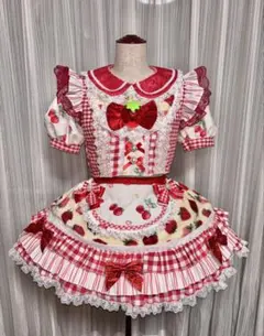 Cherry Jam Label JSK ホワイト Angelic Pretty - メルカリ