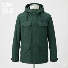 美品 UNIQLO ユニクロ マウンテンパーカー グリーン Sサイズ アウトドア