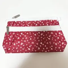 レスポートサック　ハート柄ポーチ