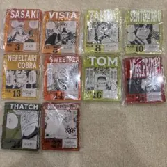 ワンピースベースショップ くじ アクリルブロックチャーム 10個