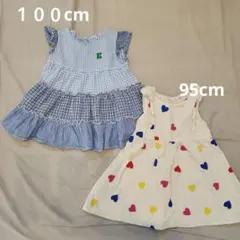 チュニックワンピース　　95cm 100cm バースデイ　　美品のサムネイル