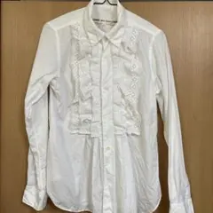 COMME des GARCONS ✩.*フロントレースシャツ 長袖 レディスSのサムネイル