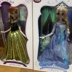 ディズニーストア アナと雪の女王 リミテッドドール アナ＆エルサ4体 日本未発売 ディズニーストア アナと雪の女王 リミテッドドール アナ＆エルサ4体