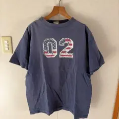 XL メンズ　Tシャツ　アメリカ製　ビンテージ 2枚タグ　襤褸　フェードのサムネイル