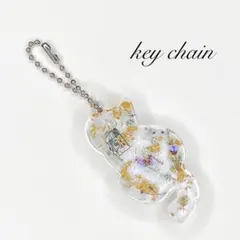 キーホルダー 猫 ハンドメイド チャーム 【138】