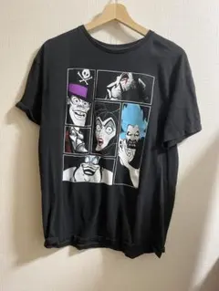 US古着　DISNEYヴィランズ キャラクタープリント Tシャツ　激レア