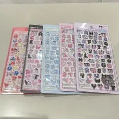正規品　ボンボンドロップシール サンリオ moji 5種類 セット