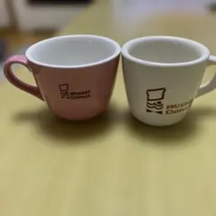 Mister Donut ロゴ入りカップ 2個セット