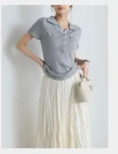 nairo Luxe Series ダブルポケットサマーニットポロ
