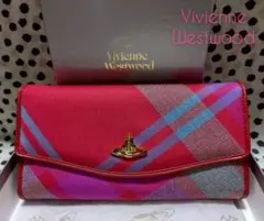 【Vivienne Westwood】オーブ キャンバス 長財布 ウォレット