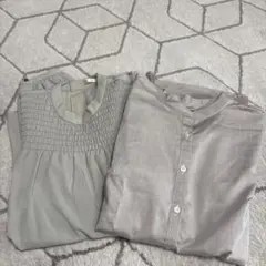 長袖シャツ 2枚セット