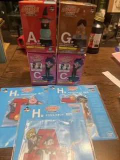 一番くじ　ドラゴンボール　A賞 占いババ　C賞 ランチ　黒髪　金髪　G賞 ウパ