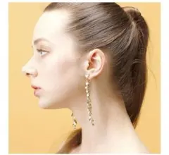 tamara シルバー ロングピアス