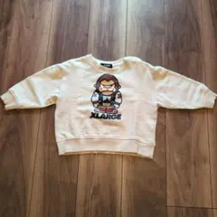 XLARGE KIDS トレーナー クリーム色