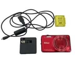 Nikon COOLPIX s6600 レッド ジャンク品 Nikon COOLPIX S6600 Red Digital Camera Articulating LCD