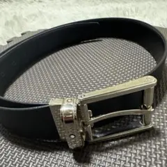 ☆　矢沢永吉 スライドレザーベルト（ロゴ）メルカリ便 矢沢永吉 スライドレザーベルト（ロゴ）ブラック - メルカリ