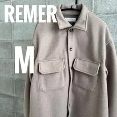 【REMER/リメール】ルーズCPOシャツジャケット モカ M