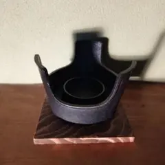 卓上コンロ 南部鉄器 敷板付き 当時物 年代物 昭和レトロ
