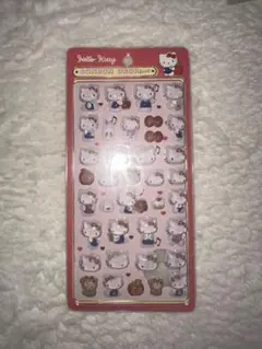 ハローキティ透明 立体ステッカー 立体シール