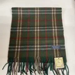 【新品】Burberry's カシミヤ100％ チェック柄 マフラー 1＊80