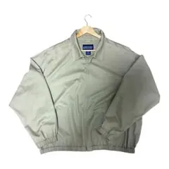 90s LANDS’ END スイングトップ 濃紺タグ ベージュ XLのサムネイル