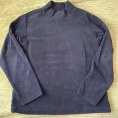 ユニクロ　ハイネック　長袖　黒　140