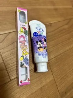 ミッキーマウス クリニカキッズ歯磨き粉 グレープ 60g 歯ブラシセット