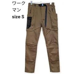 ワークマン クライミングカーゴパンツ S ブラウン