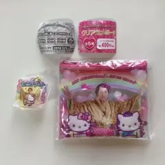 マツケンサンバ×ハローキティ クリアラメポーチ