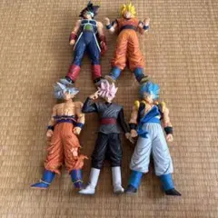 ドラゴンボール　フィギュア　grandista 孫悟空　バーダック　ロゼ　5体
